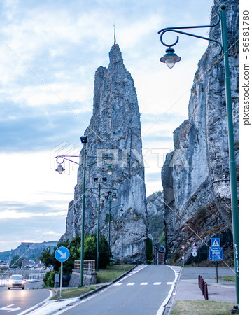 Belgian Dinant Road through rocks 56581780