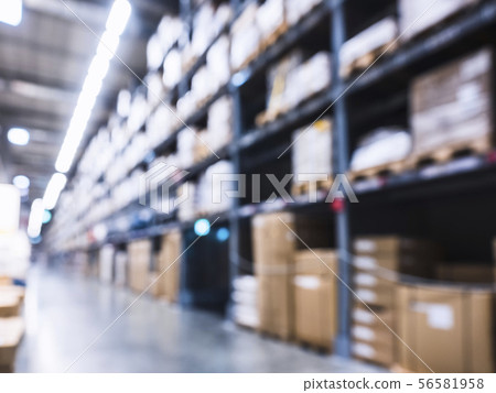 Warehouse indoor shelf storage Logistic business  56581958