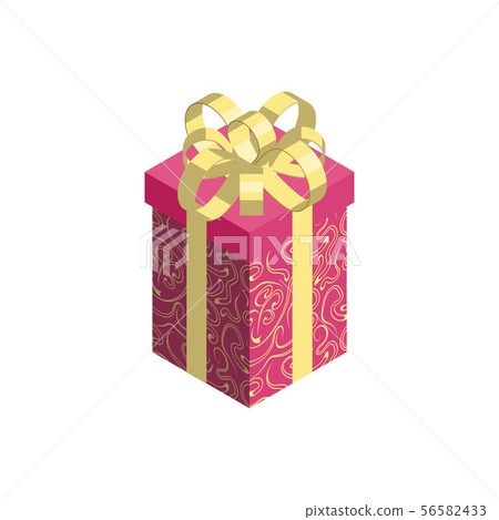 Gift box icon isolated on white background. 56582433