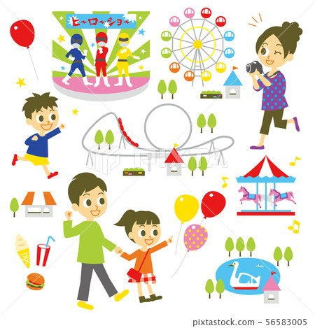 Amusement Park Hero Show Family Set Amusement Park Hero Show Family Set 56583005