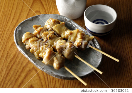 Yakitori and Japanese sake Yakitori and Japanese sake 56583021