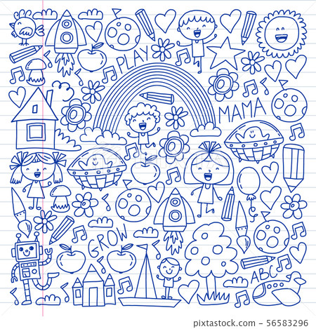 Time to adventure. Imagination creativity small children play nursery kindergarten preschool school Time to adventure. Imagination creativity small children play nursery kindergarten preschool school 56583296