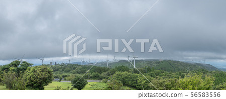 (Panorama) Windmill of Aoyama Plateau 56583556
