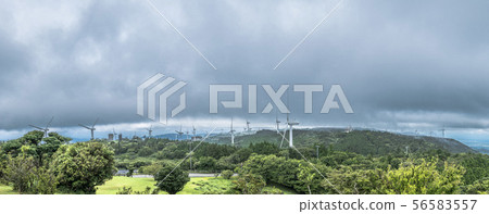 (Panorama) Windmill of Aoyama Plateau 56583557
