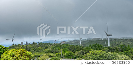 (Panorama) Windmill of Aoyama Plateau 56583560