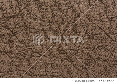 Awesome brown mottled fabric texture close up. 56583622