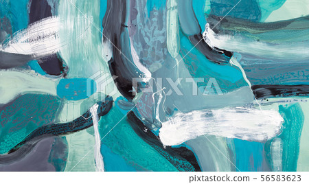 Stylish painting in your admirable blue tones. 56583623