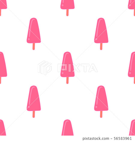 Fruit ice cream seamless pattern 56583961