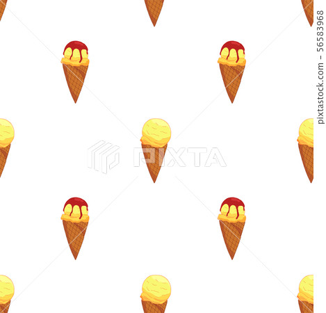 Lemon Ice cream seamless pattern Lemon Ice cream seamless pattern 56583968