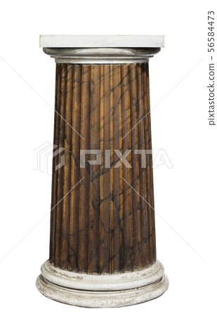 Pedestal column wooden for plant or statue Pedestal column wooden for plant or statue 56584473