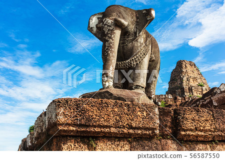 elephant sculpture at East Mebon temple 56587550