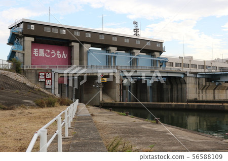"Kema Lock and Kema Water Gate" in Kita-ku, Osaka City, Osaka Prefecture 56588109