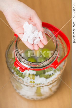 Plum juice making Plum juice making 56588738