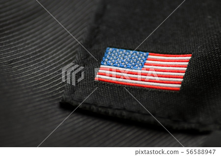 American flag embroidery. 56588947