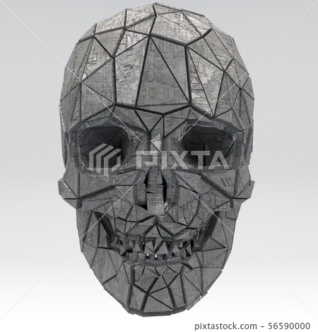 Science Fiction Fantasy Futuristic Human Skull 3D Science Fiction Fantasy Futuristic Human Skull 3D 56590000