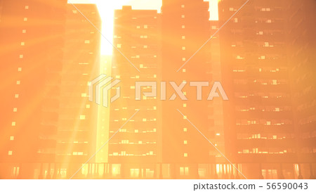 Overpopulated Dystopia Building Blocks in Big City Overpopulated Dystopia Building Blocks in Big City 56590043