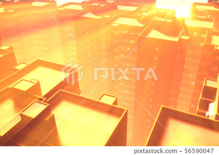 Overpopulated Dystopia Building Blocks in Big City Overpopulated Dystopia Building Blocks in Big City 56590047