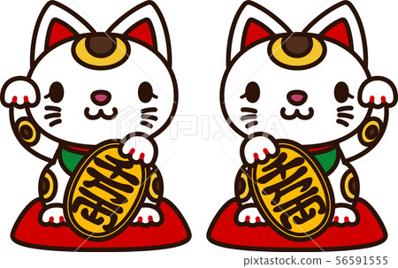Lucky cat illustration 56591555