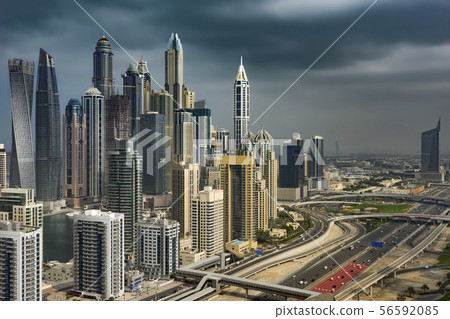 Cloudy Dubai, United Arab Emirates Cloudy Dubai, United Arab Emirates 56592085