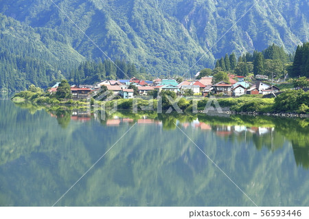 Tadami line and Daishi village 56593446