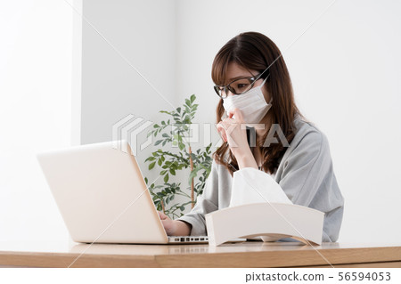 Female, suits, hay fever 56594053