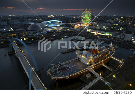 Night view from Port of Nagoya Port 56594180