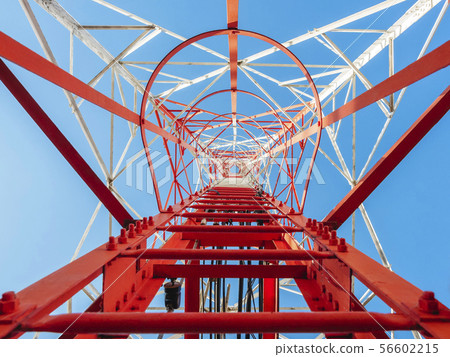 Telecommunication antenna tower telecom satellite 56602215