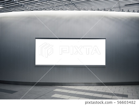 Mock up Billboard Banner indoor Modern building Mock up Billboard Banner indoor Modern building 56603482