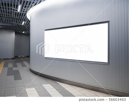 Mock up Billboard Banner indoor Modern building Mock up Billboard Banner indoor Modern building 56603483