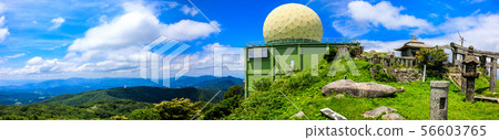 Shoriwa山峰，天空的廢墟，雷達站全景[福岡縣佐賀縣] 56603765