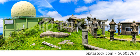 Shoriwa山峰，天空的廢墟，雷達站全景[福岡縣佐賀縣] 56603767