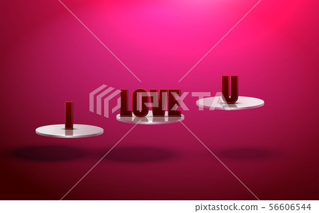 i love you text on the silver display	 i love you text on the silver display	 56606544