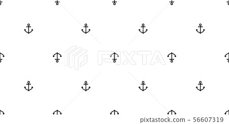 Anchor seamless pattern vector boat pirate helm 56607319