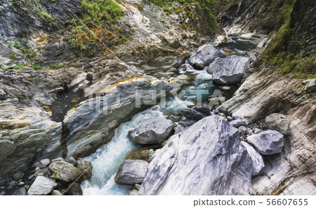 Taree Rock Canyon Landscape in Taroko National Park 56607655
