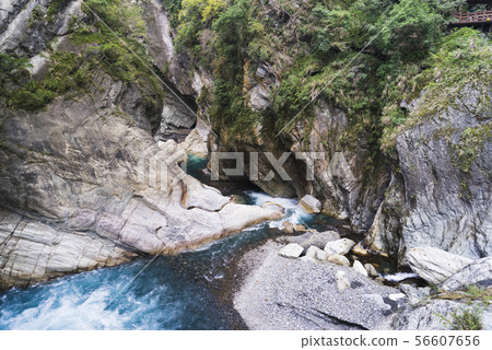 Taree Rock Canyon Landscape in Taroko National Park 56607656