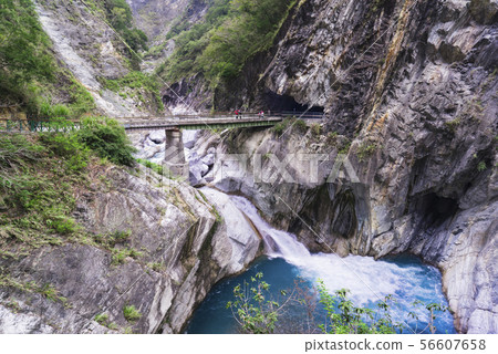 Taree Rock Canyon Landscape in Taroko National Park Taree Rock Canyon Landscape in Taroko National Park 56607658