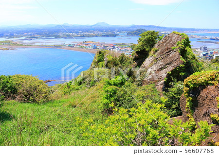 Sunrise Peaks, odd rock formations, craters, cliffs, sunrises, 56607768