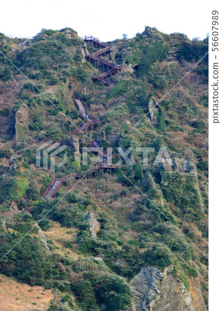 Sunrise peaks, odd rock formations, craters, cliffs, sunrises, 56607989