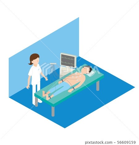 ECG examination health check 56609159
