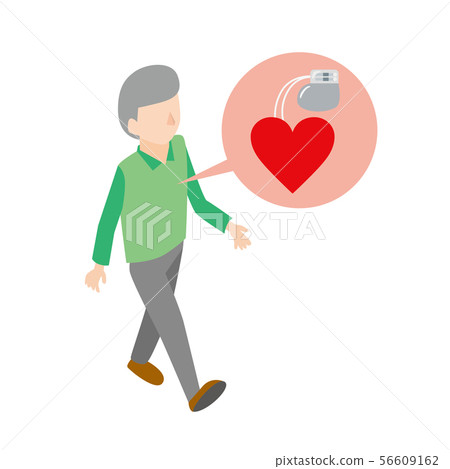 Pacemaker heart heart disease male 56609162