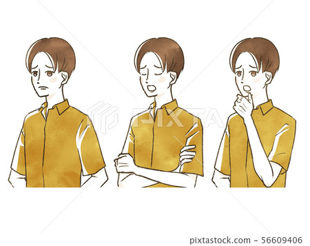 Male - Facial expression 56609406
