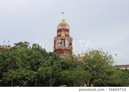 Yangon Old Town Myanmar Southeast Asia Yangon Old Town Myanmar Southeast Asia 56609718