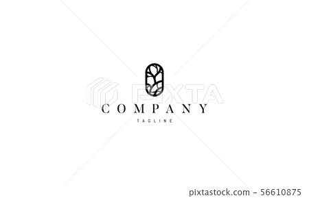 Vector logo on which an abstract image of a tree with roots. 56610875