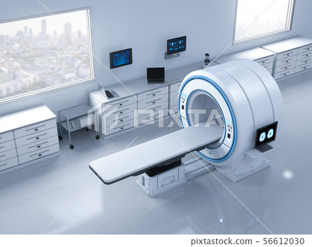 lab with mri scan machine 56612030
