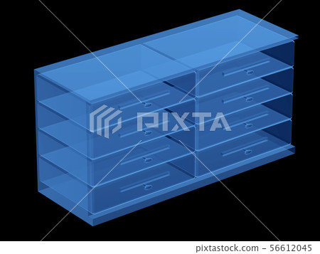 x-ray of drawers 56612045