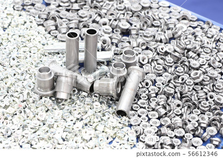 small bolts and nuts by manufacturing process 56612346