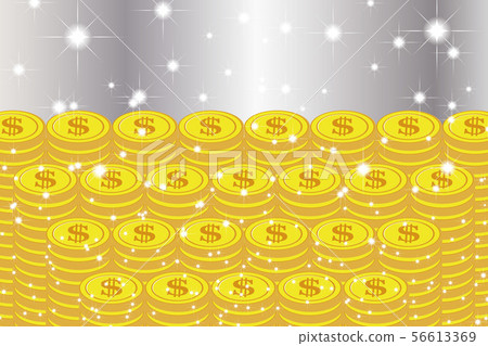 Vector illustration background material, lottery, jackpot, first prize money, gambling, treasure, treasure, money luck, lucky image 56613369