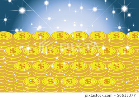 Vector illustration background material, coin pile, dollar, money, investment, coin, money, money, money image Vector illustration background material, coin pile, dollar, money, investment, coin, money, money, money image 56613377