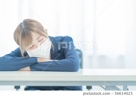 Female poor health business Female poor health business 56614025