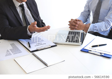 Agent man presentation and consulting life 56614590